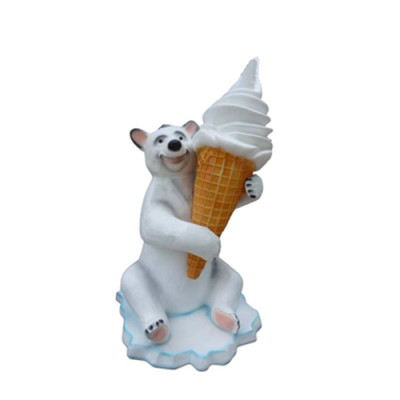 Ice Cream Figure Statue Display Ice Cream Parlor Restaurant Gastronomy Statues 215cm