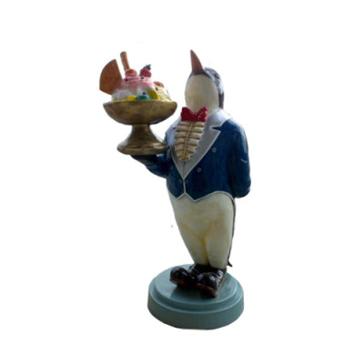 Ice Cream Figure Statue Stand Ice Cream Shop Penguin Gastronomy Statues 175cm New