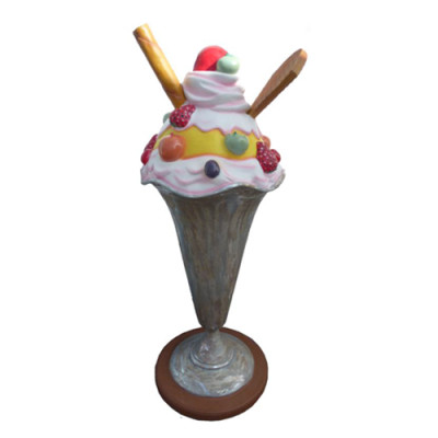 Ice Cream Figure Statue Stand Ice Parlor Restaurant Gastronomy Figure 165 cm