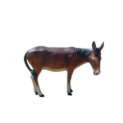 Donkey Decorative Statue Garden Figures Statues 150 cm Life-size Figure Plastic