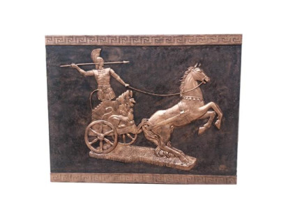 Image of Alexander the Great Relief Figure Statue Sculpture 184x143 Figures New R113B