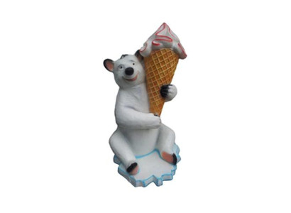 Ice Cream Statue Display Ice Cream Parlor Restaurant Gastronomy Statues Ice 128cm