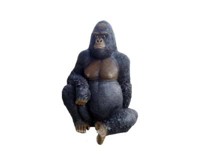 Beautiful abstract designer sculpture monkey, figure height 110 cm.