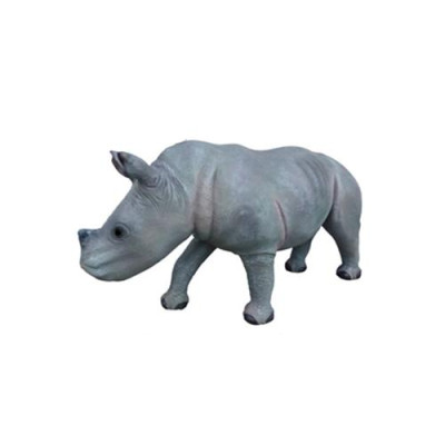 Rhinoceros decorative statue garden figurines statues 142cm animal zoo figure plastic