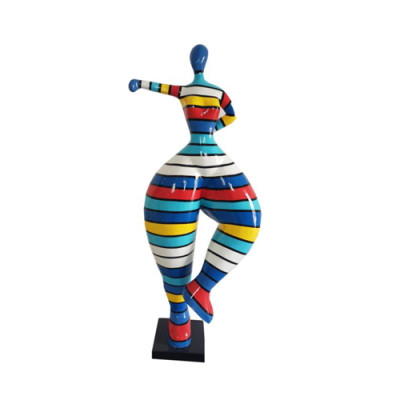 Modern Figure Ballerina PVC Sculpture Decoration 85cm Decorative Figures Statues New