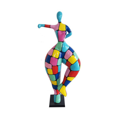 Modern Figure Ballerina PVC Sculpture Decoration 85cm Decorative Figures Statues New