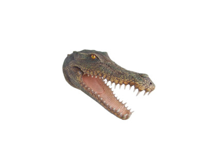 Sculpture Crocodile Wall reptiles sculptures figures statues sculpture statue 80cm