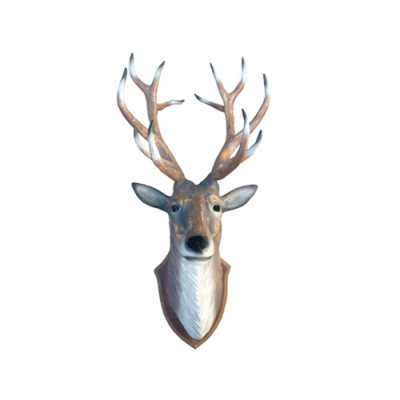 Deer Antler Head Wall Decor Decoration 110cm Wall Design Head Sculpture Statue