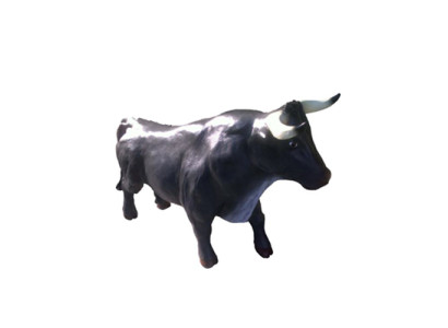 Bull Decorative Statue Garden Figures Statues 110 cm Life-Size Figure Plastic