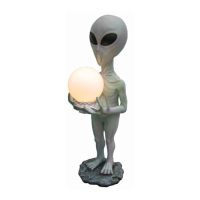 Modern table lamp Unusual lamp Alien figure Lighting sculpture Figures