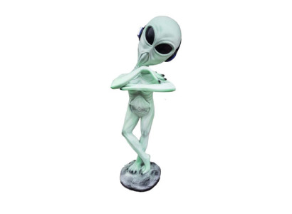 Decorative Figure Statue Sculpture 92 cm Figures Statues Sculptures Garden Alien P136