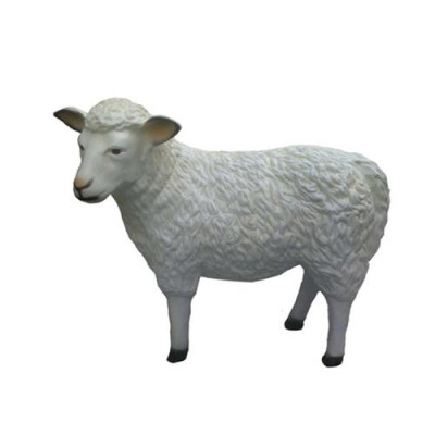 Sheep Decorative Statue Garden Figures Statues 80 cm Life-size Figure