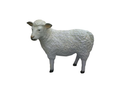 Sheep Decorative Statue Garden Figures Statues 80 cm Life-size Figure