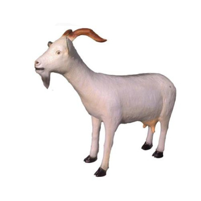Goat Decorative Statue Garden Figurines Statues 82 cm Life-size Figure