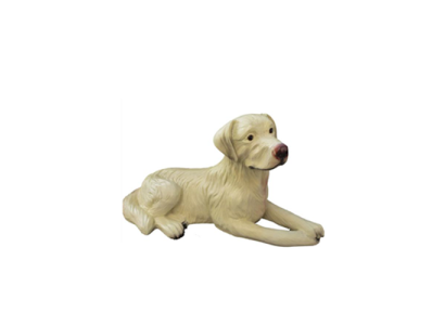 Dog figure dog figurines statues modern beige painted new 88cm statue sculpture