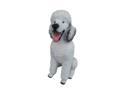 Poodle Decorative Statue Garden Figures Statues 62cm Life-Size Figure Plastic