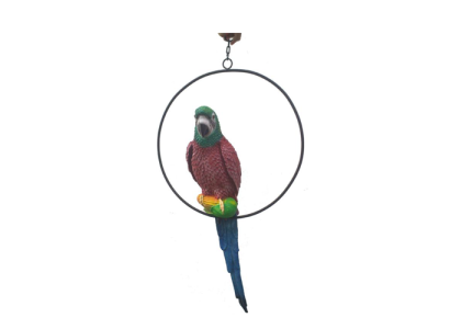 Parrot bird figure abstract figures statues modern painted new 60cm statue