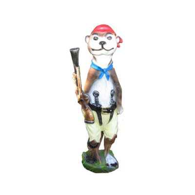 Modern Design Ferret Pirate Garden Plastic Decoration Decor Sculpture 60cm