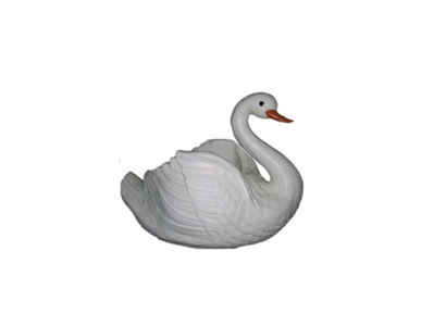 Swan Decorative Statue Garden Figures Statues 34cm Life-size Figure Plastic