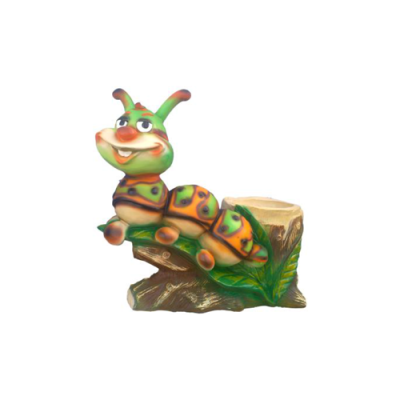 Garden Caterpillar 70cm Garden Decoration Figures Statues Figure Hand Painted New