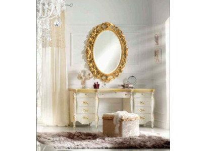 Makeup table mirror stool set complete dresser bedroom new 3-piece console