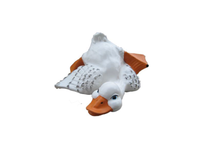 Duck Decorative Statue Garden Figures Statues 30cm Life-size Figure Plastic New