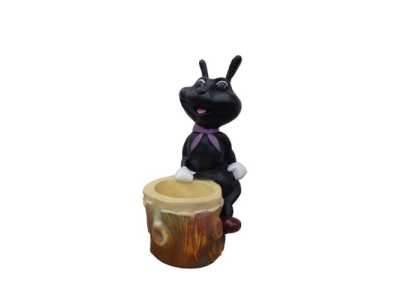 Garden ant 48cm, garden decoration, figures, statues, hand-painted figure, new.