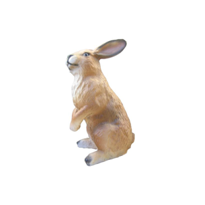 Rabbit Decorative Statue Garden Figurines Statues 37cm Life-size Figure Plastic New