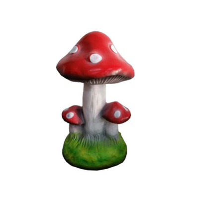 Sculpture Mushroom House Statue Garden Figures 32cm Statues Sculptures Figure New