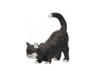 Cat 40cm Figure Statue Garden Decoration Sculpture Deco Sculptures