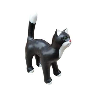 Cat figure statue garden decoration sculpture deco sculptures