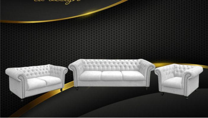Chesterfield Design Living Room Furniture Sofa Set 321 Seater Couches Sofas
