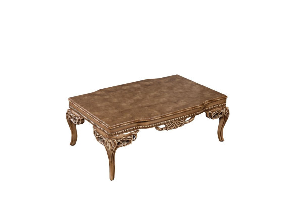 Baroque Living Room Furniture Set Couch Sofa Upholstered Suite Table 5-piece.