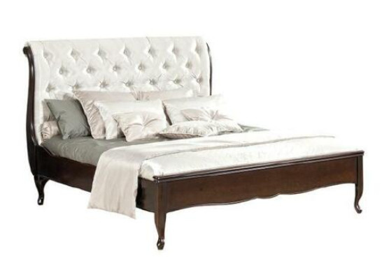 Complete bedroom: bed, double bed, nightstands, chest of drawers, armchair, Chippendale Royal