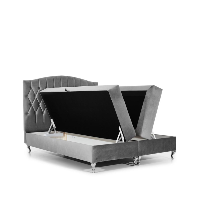 Double bed, matrimonial bed, bed frame, bed, upholstered bed, beds, box spring bed, polyester