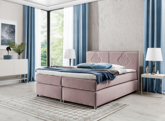Box spring bed bedroom beds upholstery design double hotel luxury 200x200 new