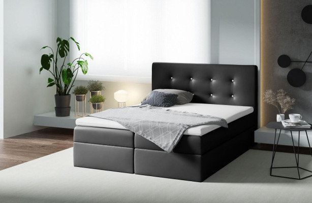Boxspring bed double hotel furniture beds bedroom setup big 200x200