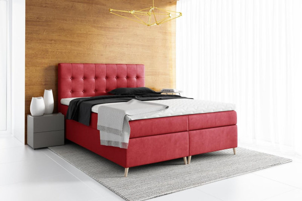 Upholstered bed, bed, box spring bed, design, double, hotel, modern, beds, bedroom