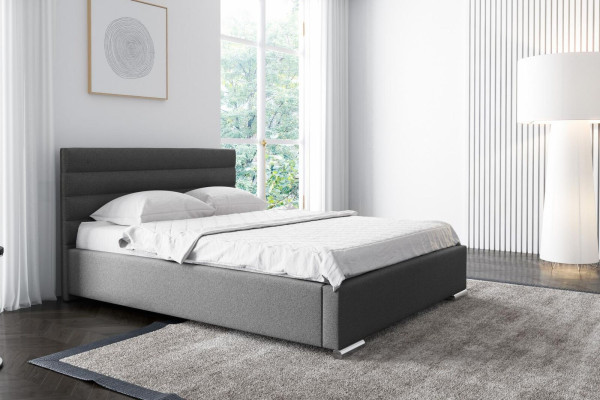Double hotel modern bed bedroom beds 160x200 upholstered bed bed frame new