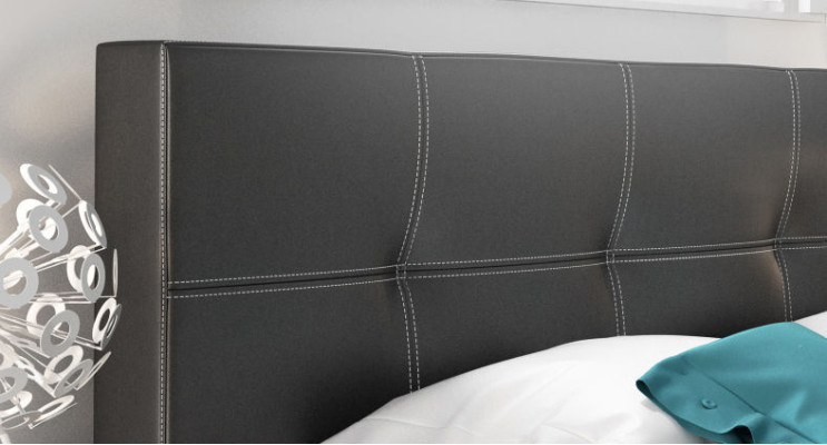 Bed frame design double hotel modern bed bedroom beds white new