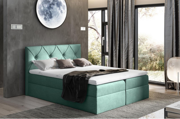 Modern bed bedroom beds 200x200 box spring bed textile design double