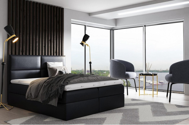 Box spring bed Modern bed Luxury furniture Bed box Beds Upholstered bed Double bed