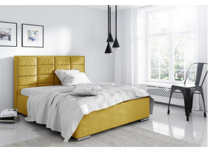 Bed frame fabric textile design double hotel modern bed bedroom beds new