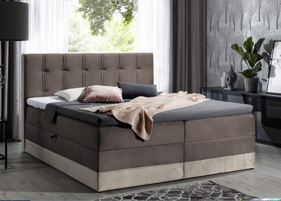 Box spring bed furniture double hotel 180x200 bedroom bed with storage box new