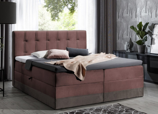 Box spring bed furniture double hotel 180x200 bedroom bed with storage box new