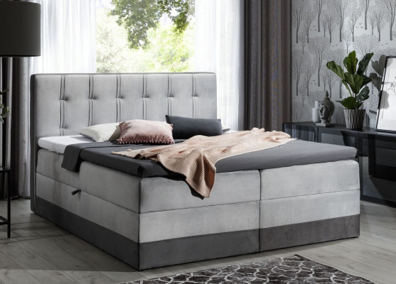 Box spring bed furniture double hotel 180x200 bedroom bed with storage box new