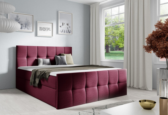 Bed Bed box Spring box bed Bedroom Upholstered Design Double Modern