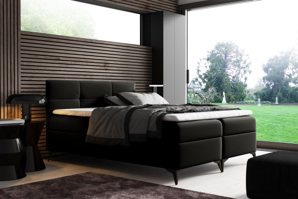 Bed with storage box 180x200 box spring bed design double hotel modern beds new