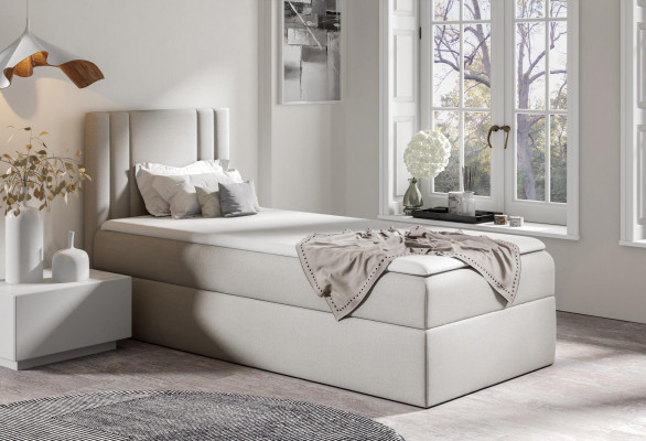 Mini bed single bedroom beds upholstered design youth bed luxury fabric