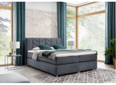 Bed drawer box spring bed bedroom upholstery design double hotel modern
